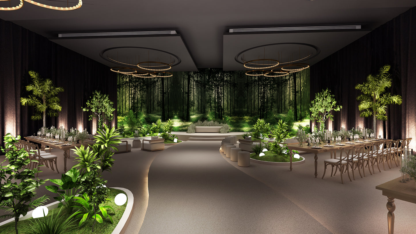 Rain Forest Wedding Decoration Package