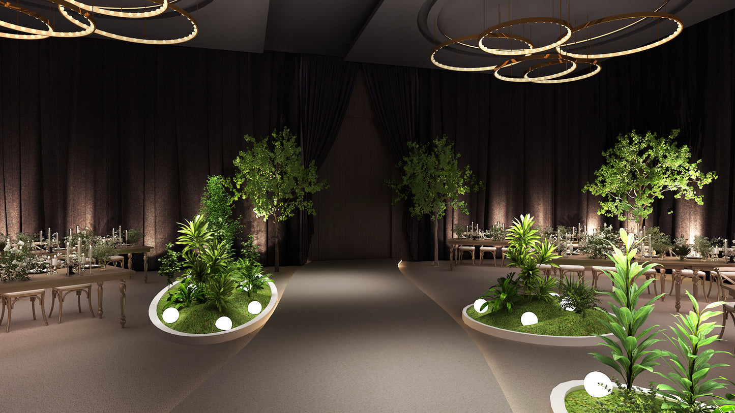 Rain Forest Wedding Decoration Package
