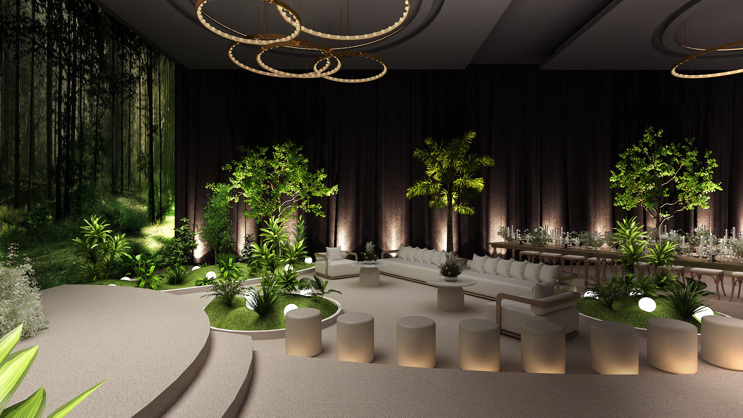 Rain Forest Wedding Decoration Package