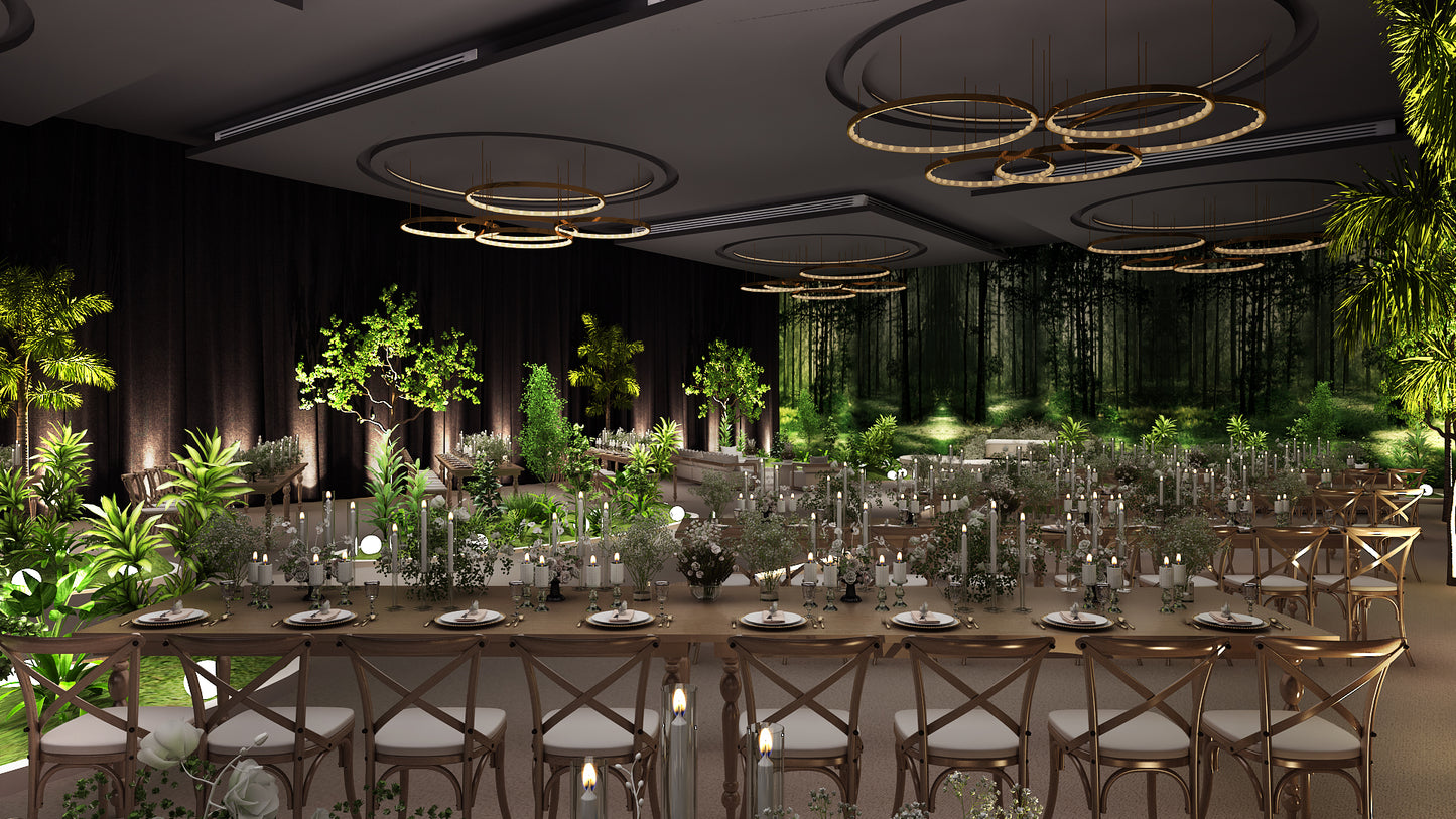 Rain Forest Wedding Decoration Package
