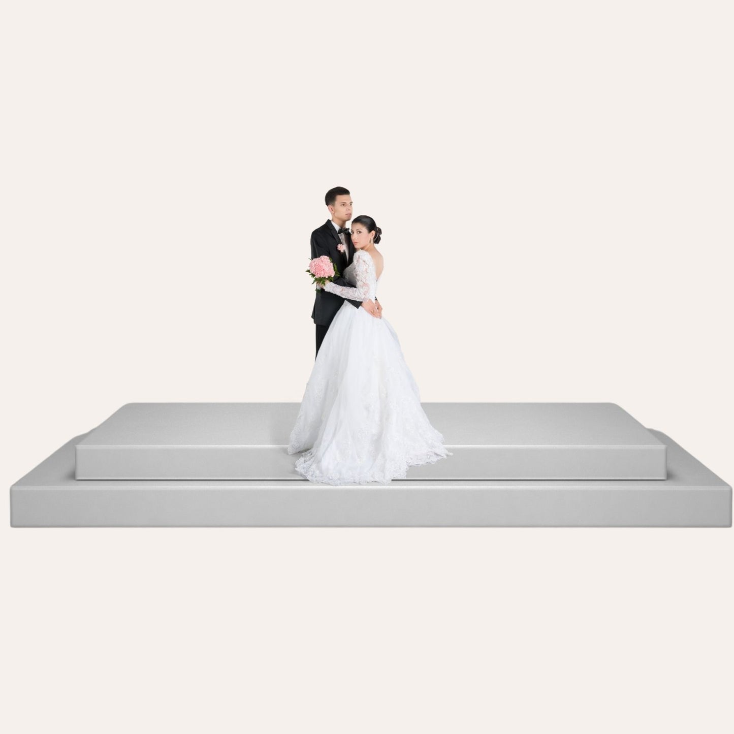 Wedding Stage, catwalk, dance floor, decoration, white acrylic stage