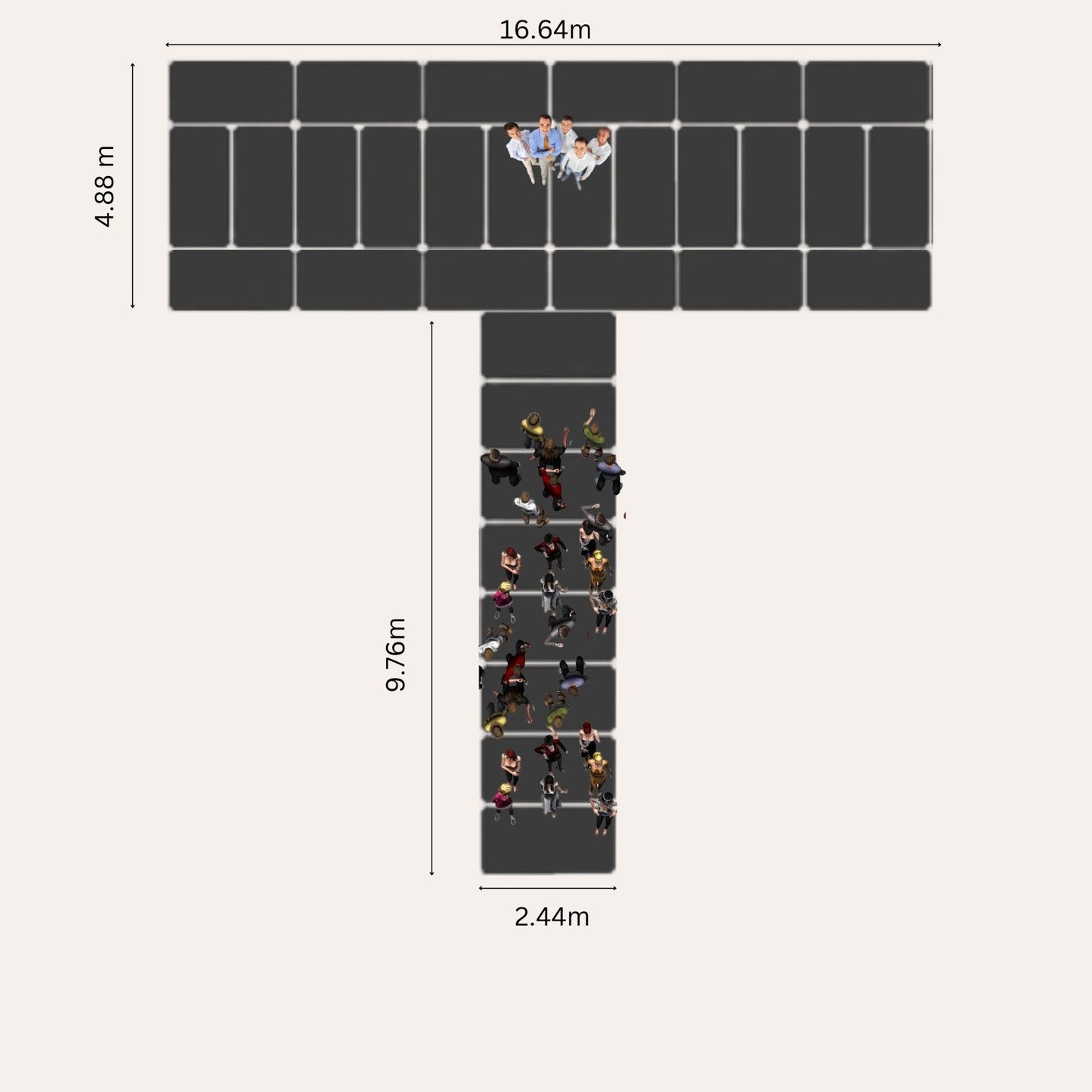 SET OF 2 STAGE AND CATWALK UP TO 120SQM CUSTOM COLOR