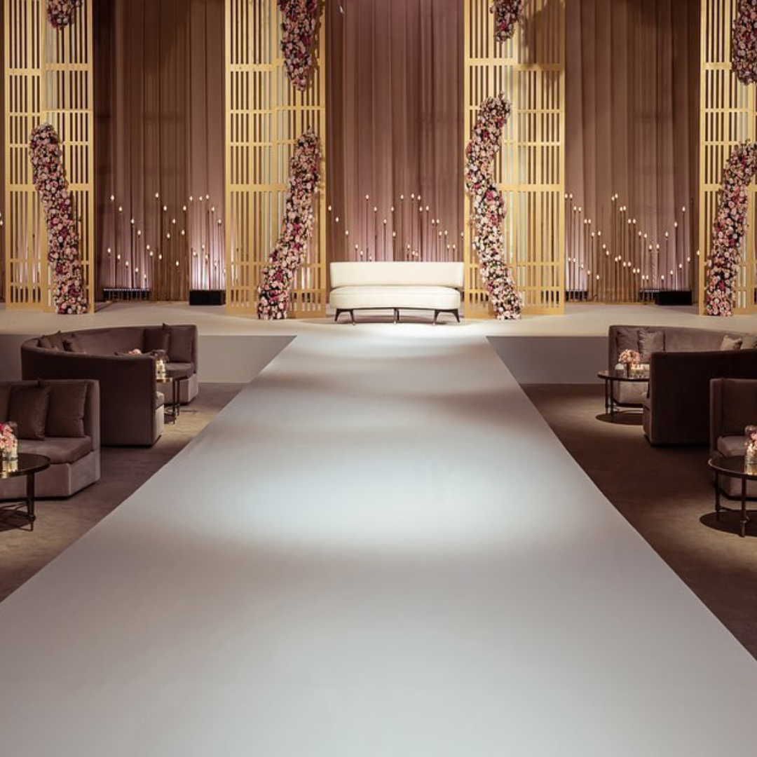 SET OF 2 STAGE AND CATWALK UP TO 160SQM CUSTOM COLOR