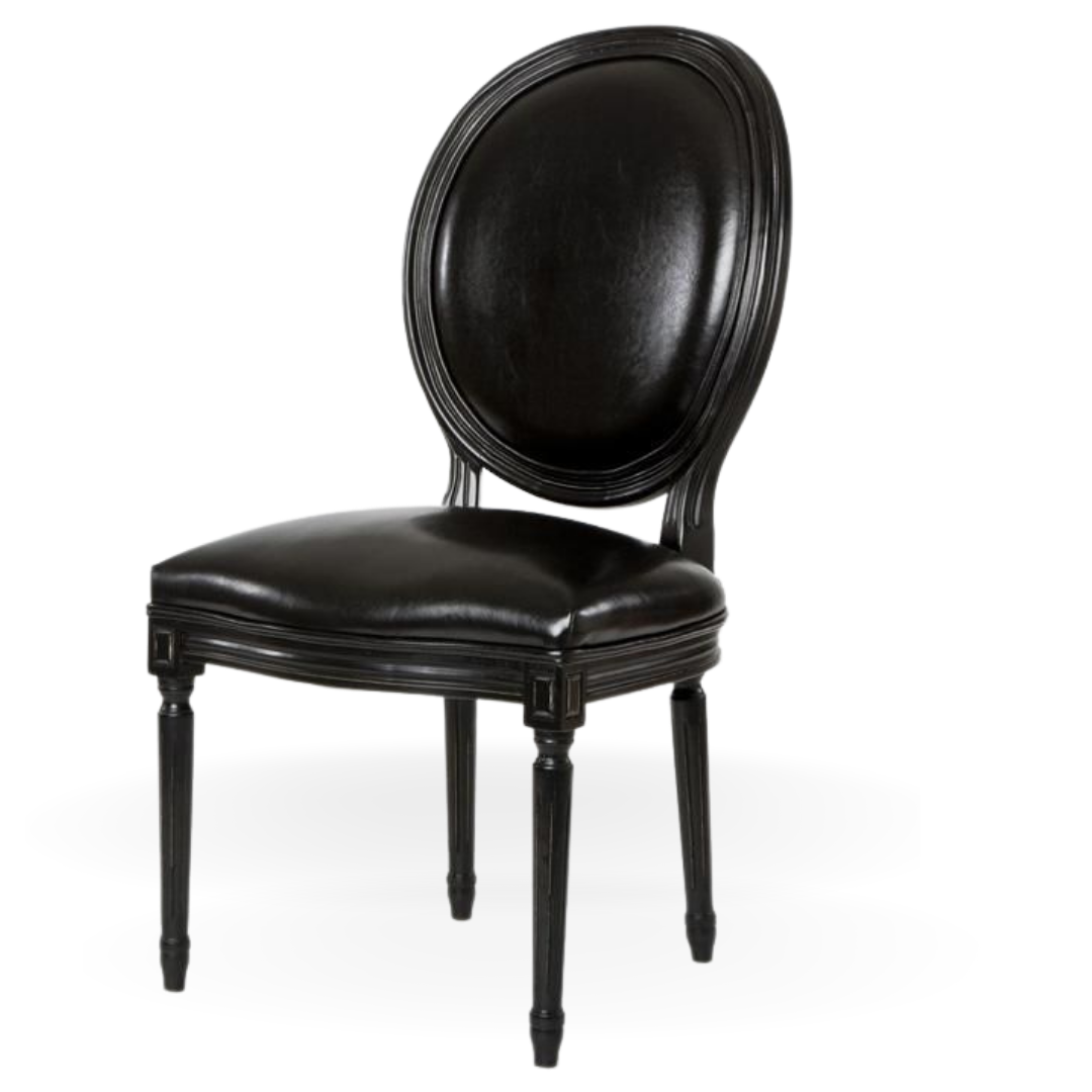 Dining Chairs for Rent | Black Dior Dining Chair | Event Rental Dubai