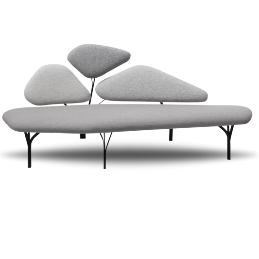 Borghese Bridal Sofa Gray | Bridal Sofa |Event Rentals Dubai