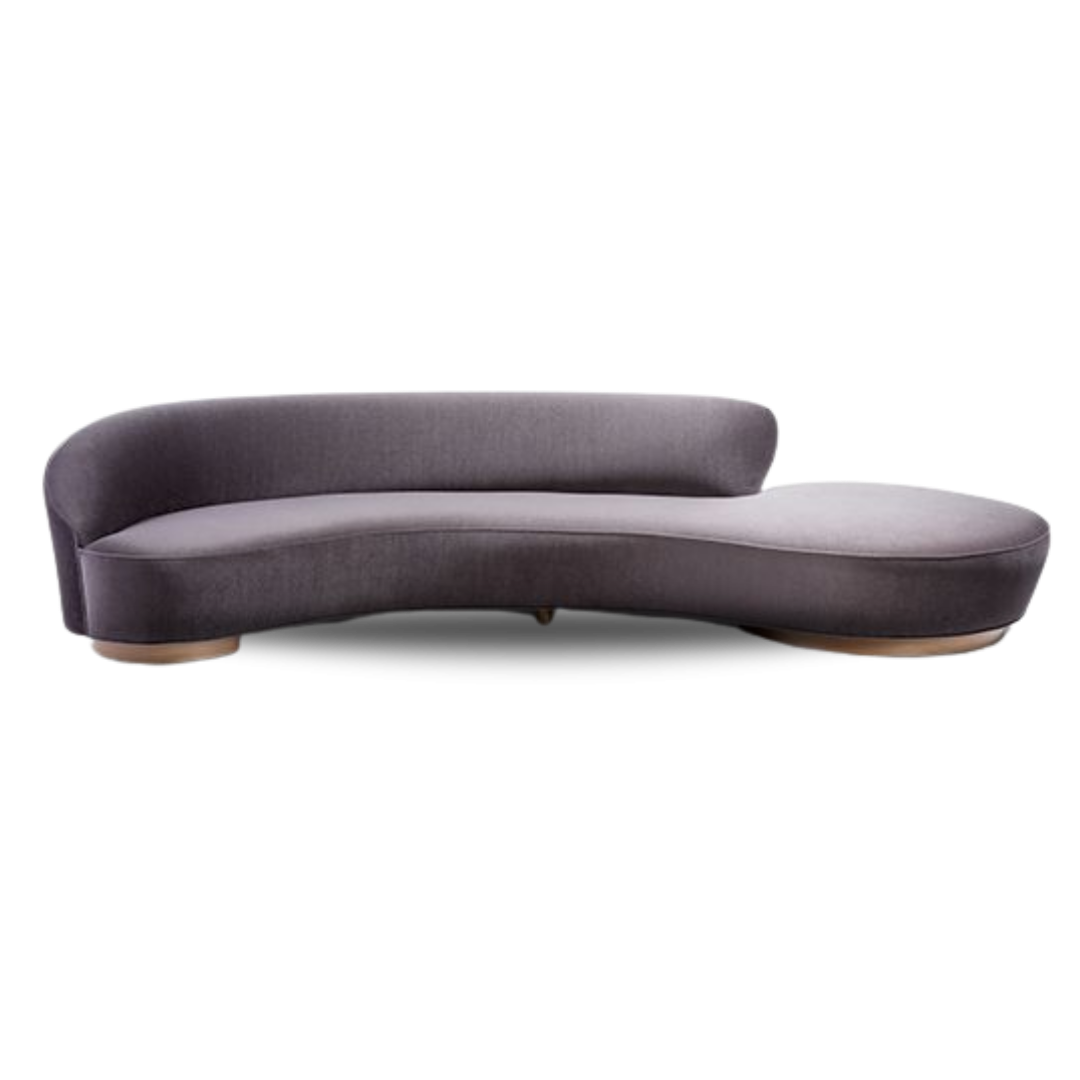 Marseille Bridal Sofa Topaz Velvet | Bridal Sofa |Event Rentals Dubai