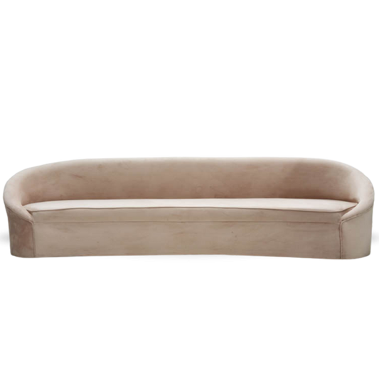 THE NAIVE BRIDAL SOFA BEIGE VELVET SOFT BASE