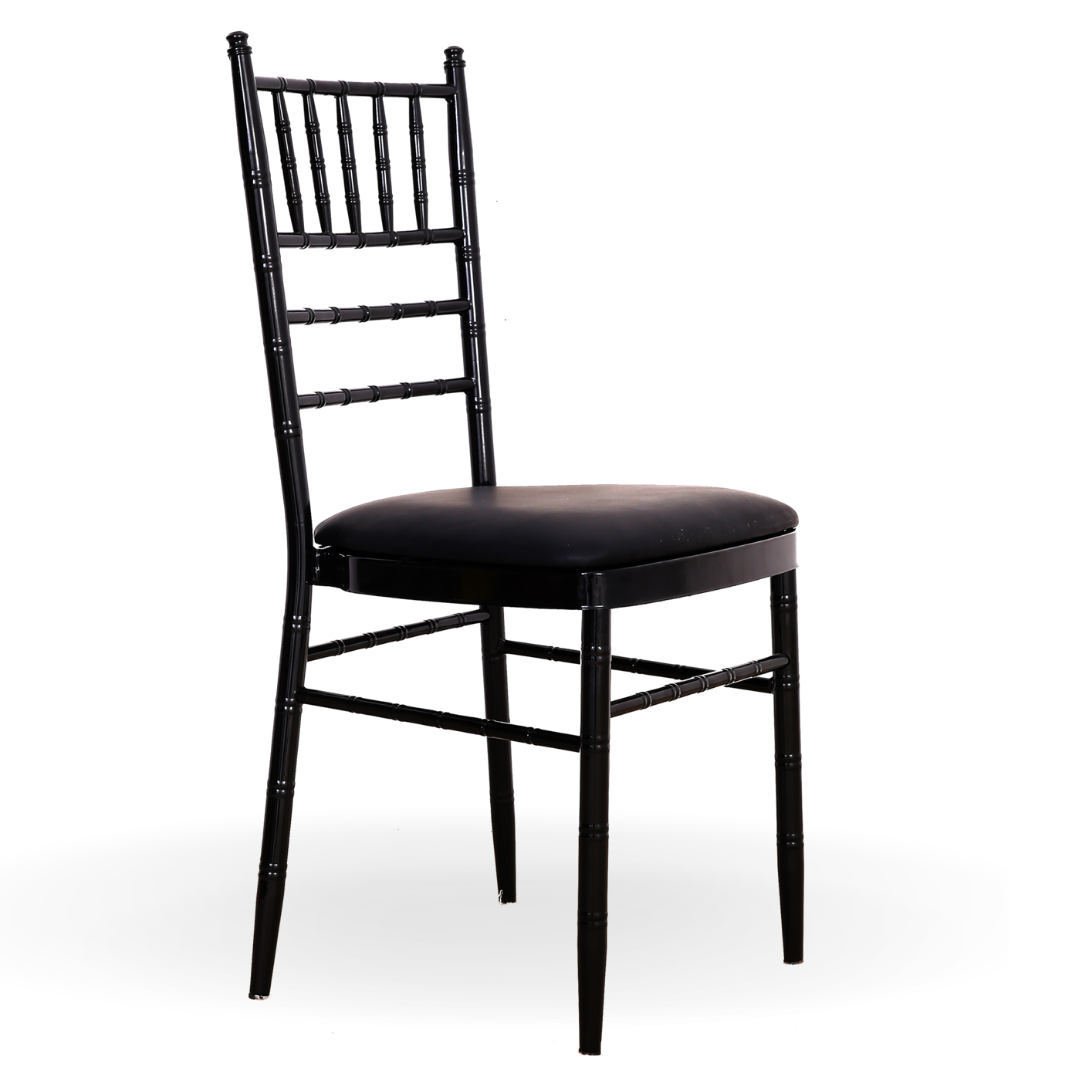 Black Chivari Dining Chair | Event Rentals Dubai