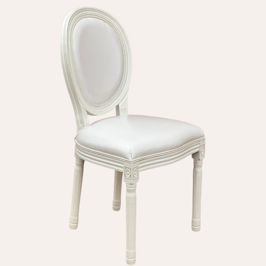 Dining Chairs for Rent White Wooden Dior Chair Event Rental