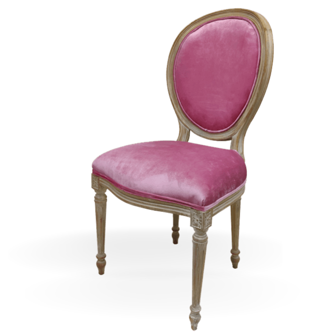 Dining Chairs for Rent | Pink Dior Dining Chair | Event Rental Dubai
