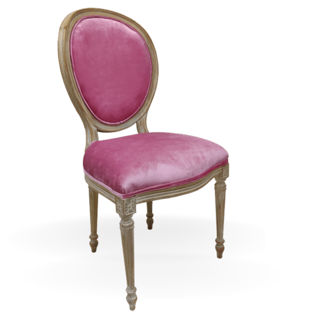 Dining Chairs for Rent | Pink Dior Dining Chair | Event Rental Dubai