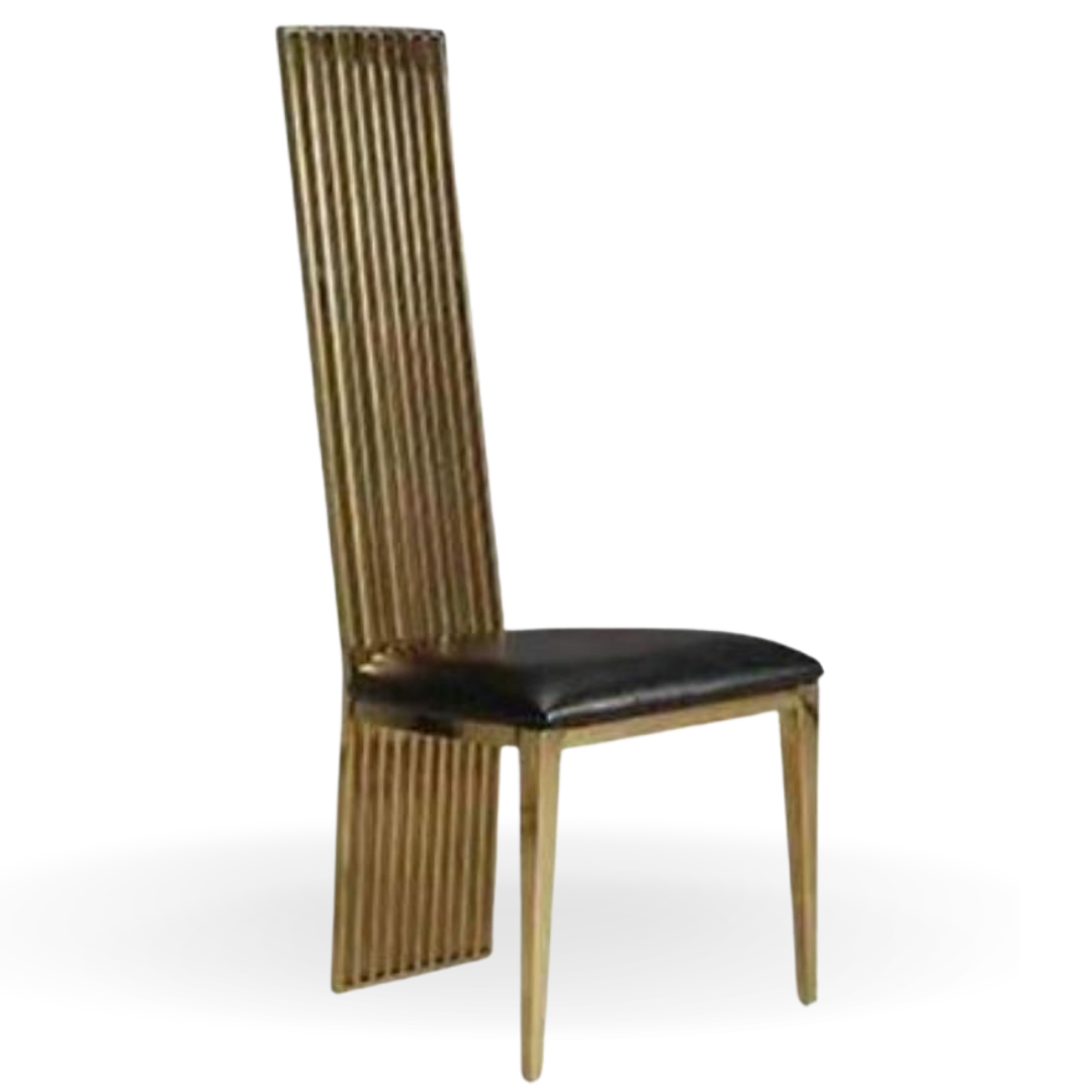 Rodeo Dining Chair Gold | Event Rentals Dubai | Furniture for Rent