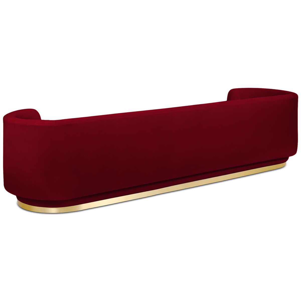 SANTORINA BRIDAL SOFA OYSTER VELVET GOLDA BASE