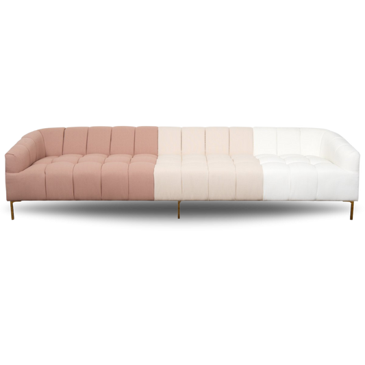 ST BARTS BRIDAL SOFA TUFTED OMBRE LINEN