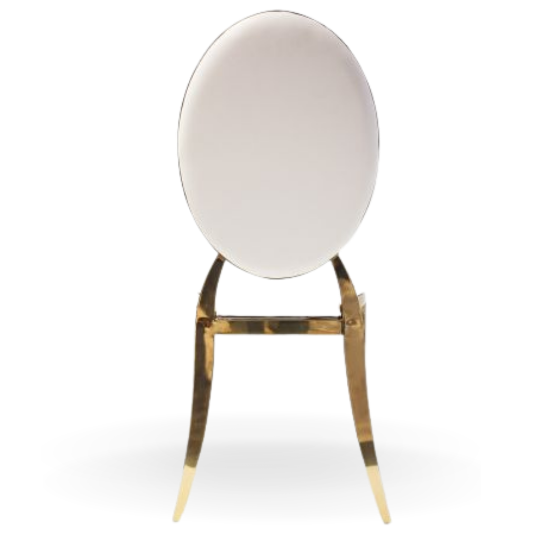 Oakland Dining Chair Gold | Event Rentals Dubai
