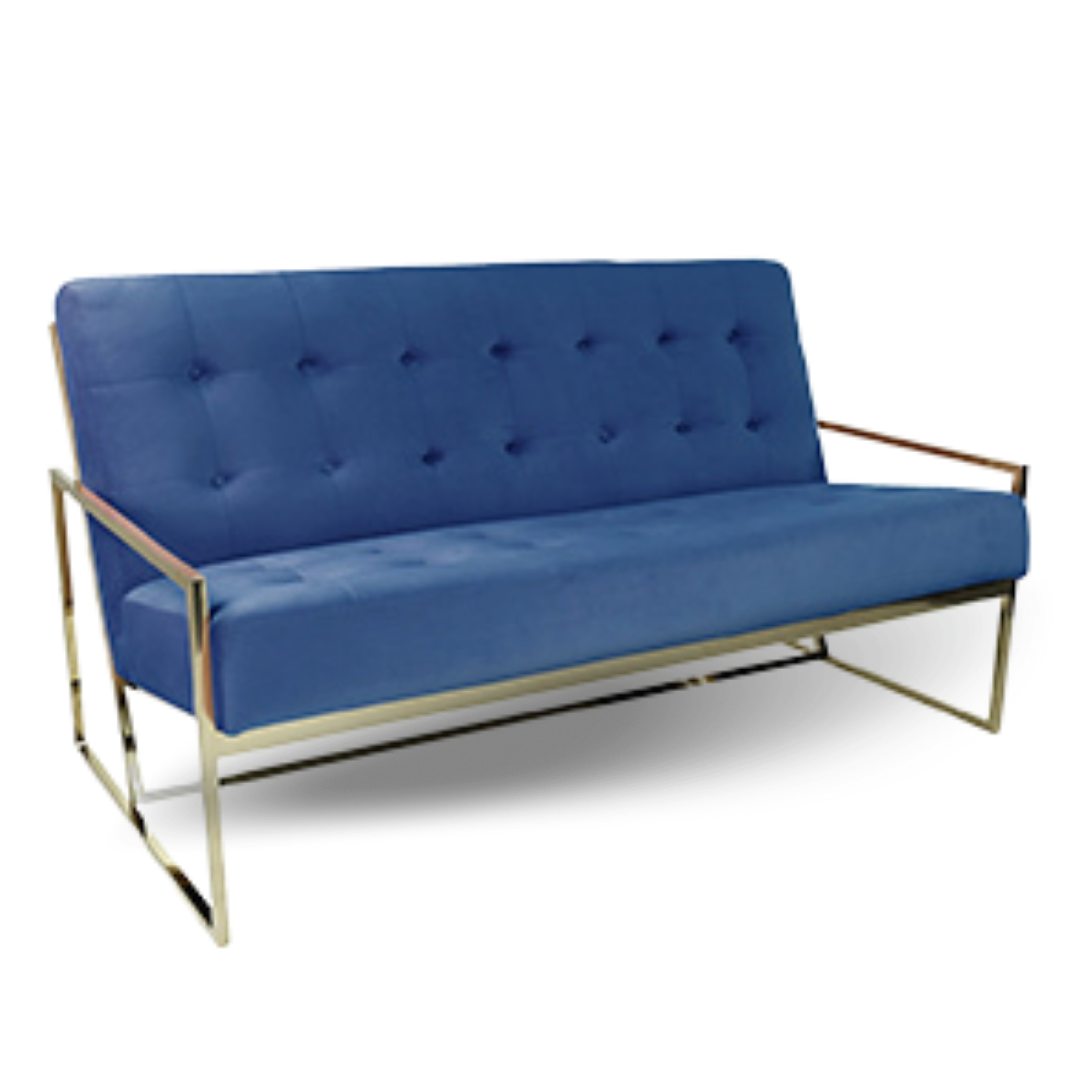 HETHRO LOUNGE SOFA 2 SEATS VELVET PINK COLOR