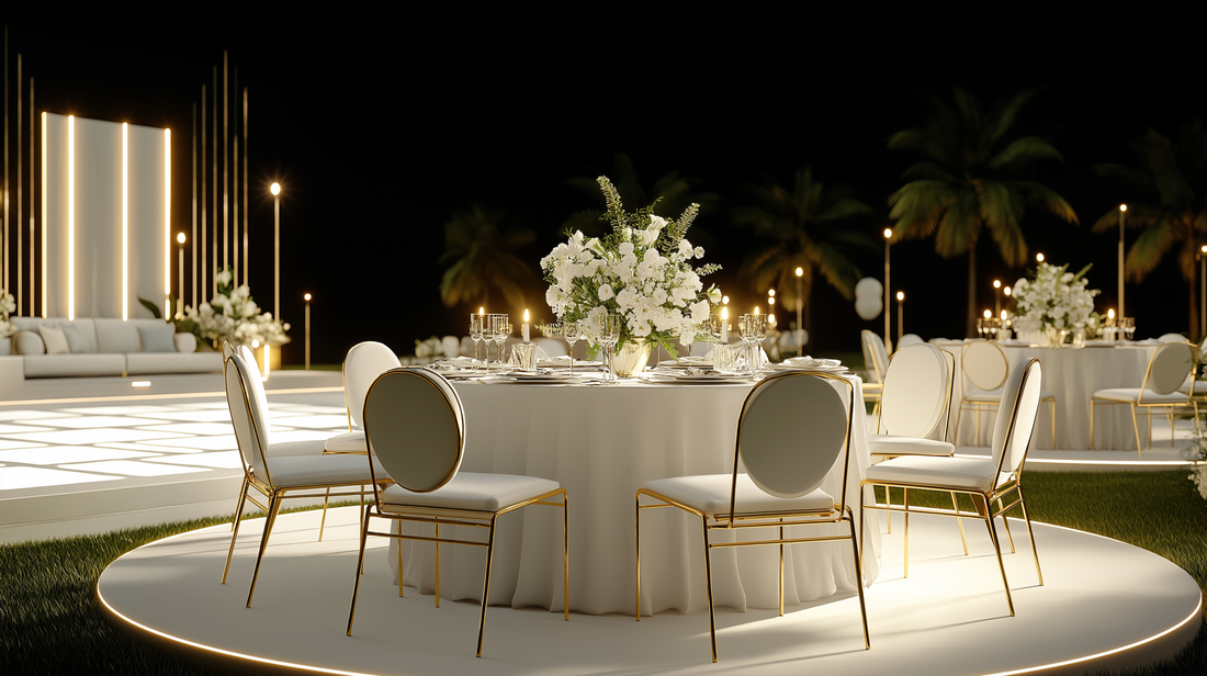 Luxury wedding Dubai decoration and setup by Olga Events