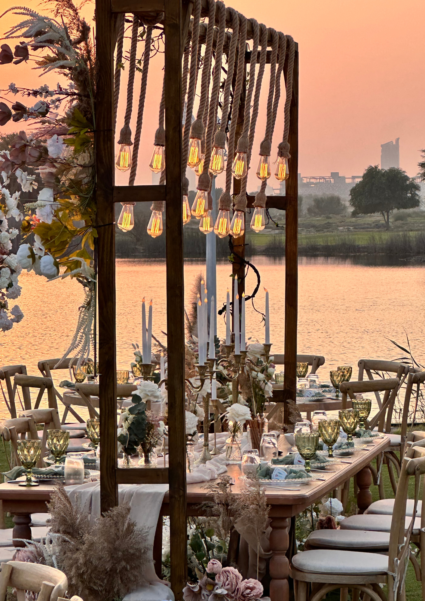 Wedding Planner in Dubai Olga Events offers comprehensive Decoration Packages Wedding Planner PackagesEntrance decoration Bridal backdrop Bridal Stage Professional lighting system Centerpieces fresh flowers & accessories Dance Catwalk Hanging Decoration -chandeliers Dining Chairs Dining Tables