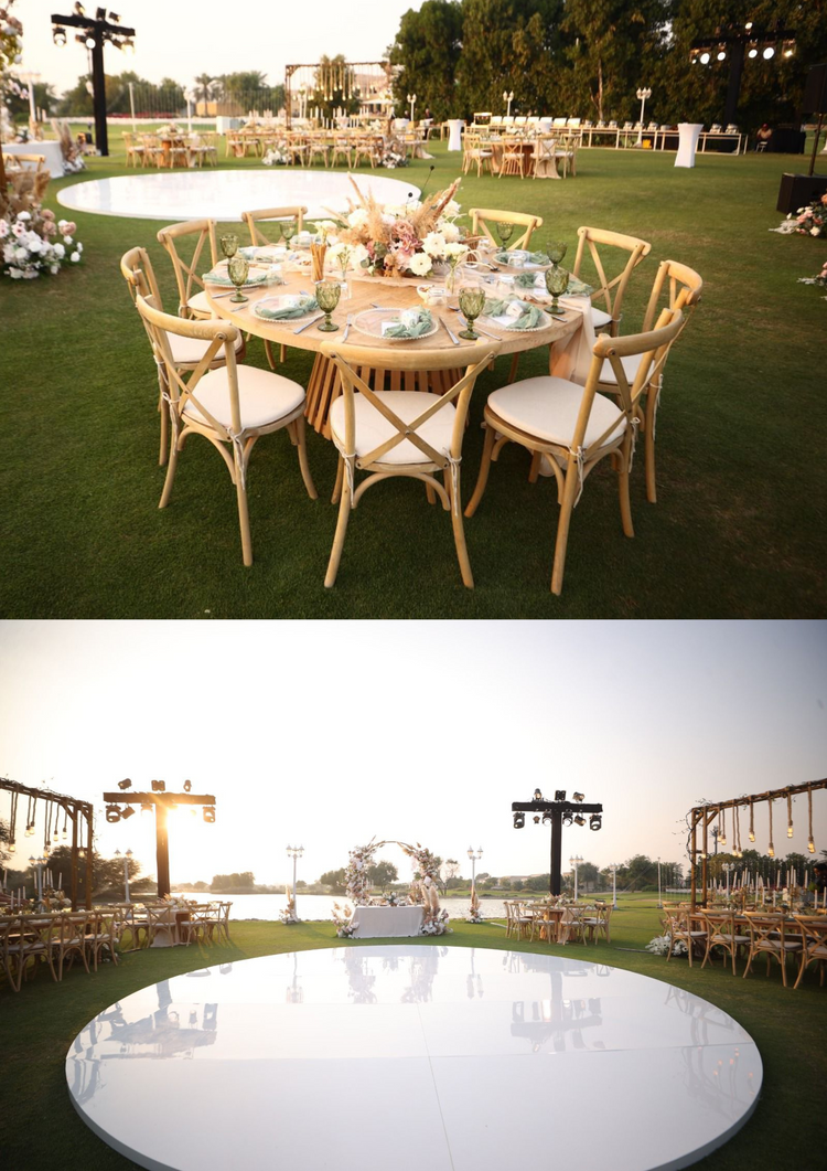 Wedding Planner in Dubai Olga Events offers comprehensive Decoration Packages Wedding Planner PackagesEntrance decoration Bridal backdrop Bridal Stage Professional lighting system Centerpieces fresh flowers & accessories Dance Catwalk Hanging Decoration -chandeliers Dining Chairs Dining Tables