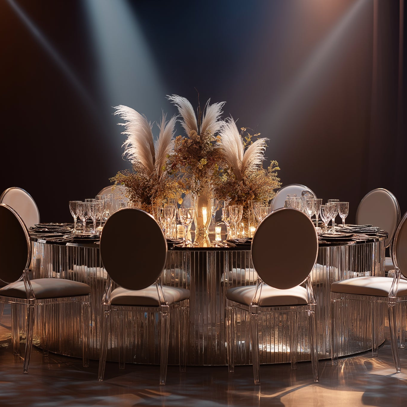 Full service wedding planning Dubai including decoration flowers lighting production and event coordination