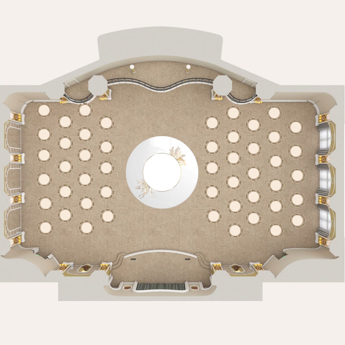 Personalized Round Dance Floor Vinyl PRD007