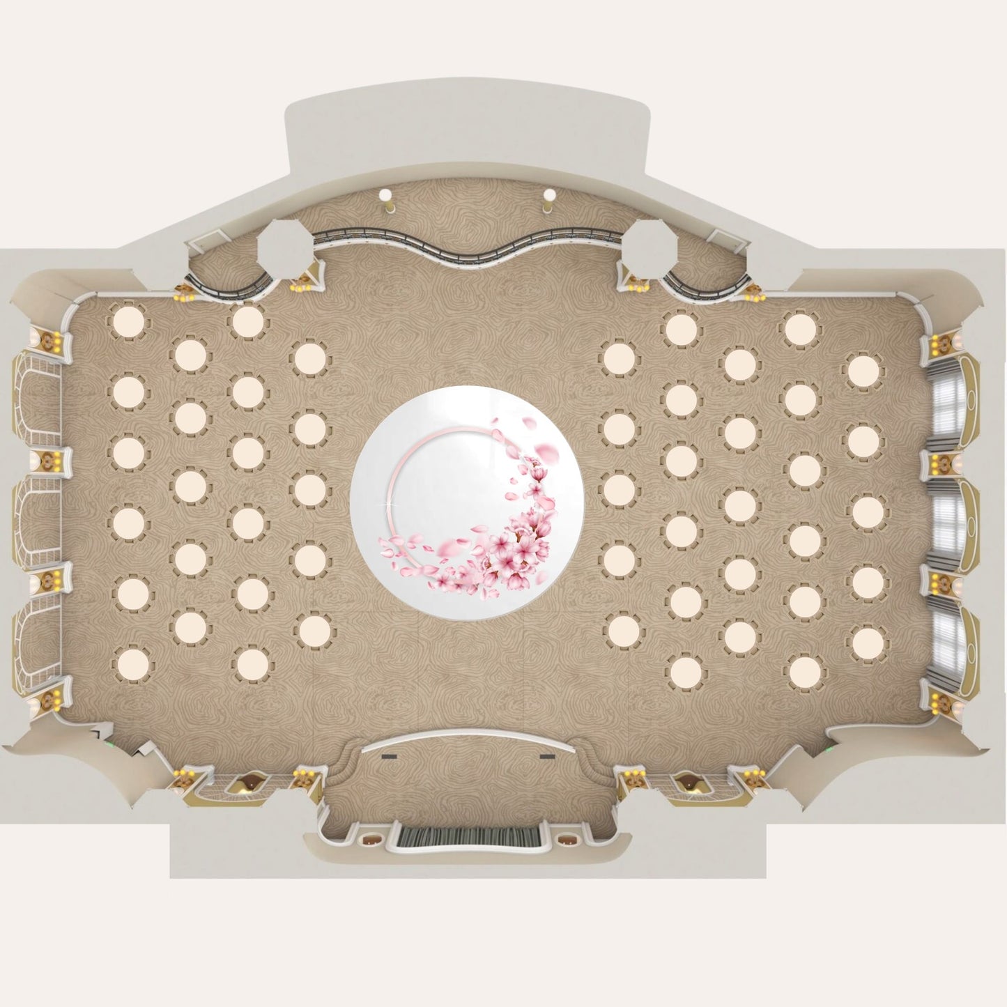 Personalized Round Dance Floor Vinyl PRD009