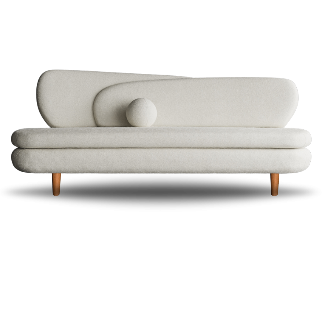 Bella Bridal Sofa Ivory Velvet | Bridal Sofa |Event Rentals Dubai bridal sofa