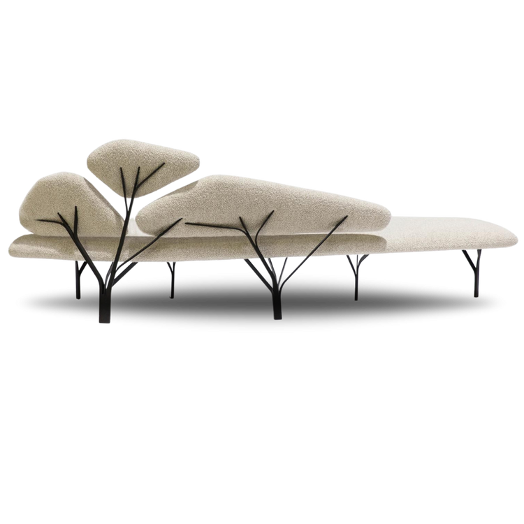 Borghese Bridal Sofa Beige | Bridal Sofa |Event Rentals Dubai