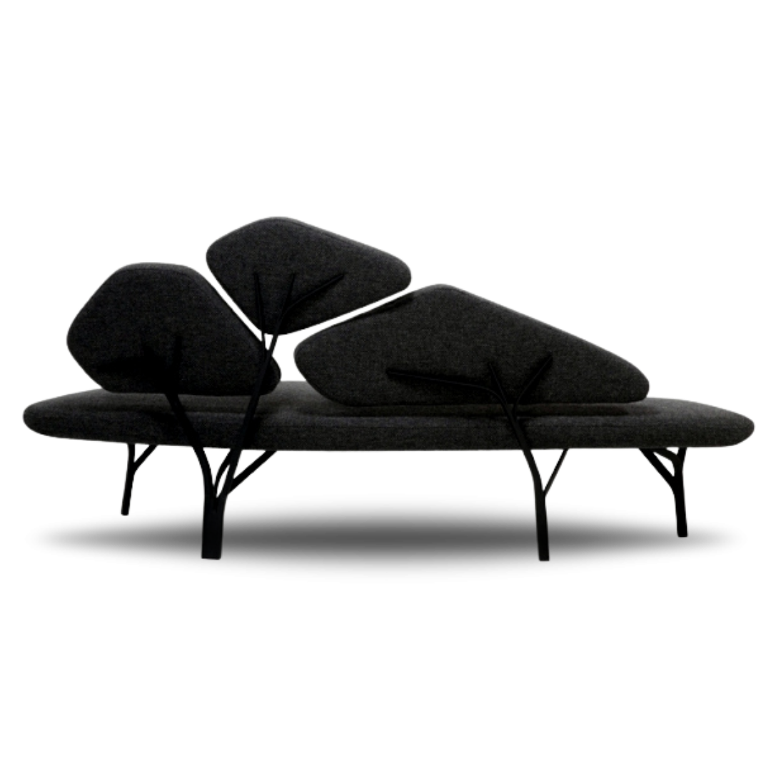 Borghese Bridal Sofa Gray | Bridal Sofa |Event Rentals Dubai