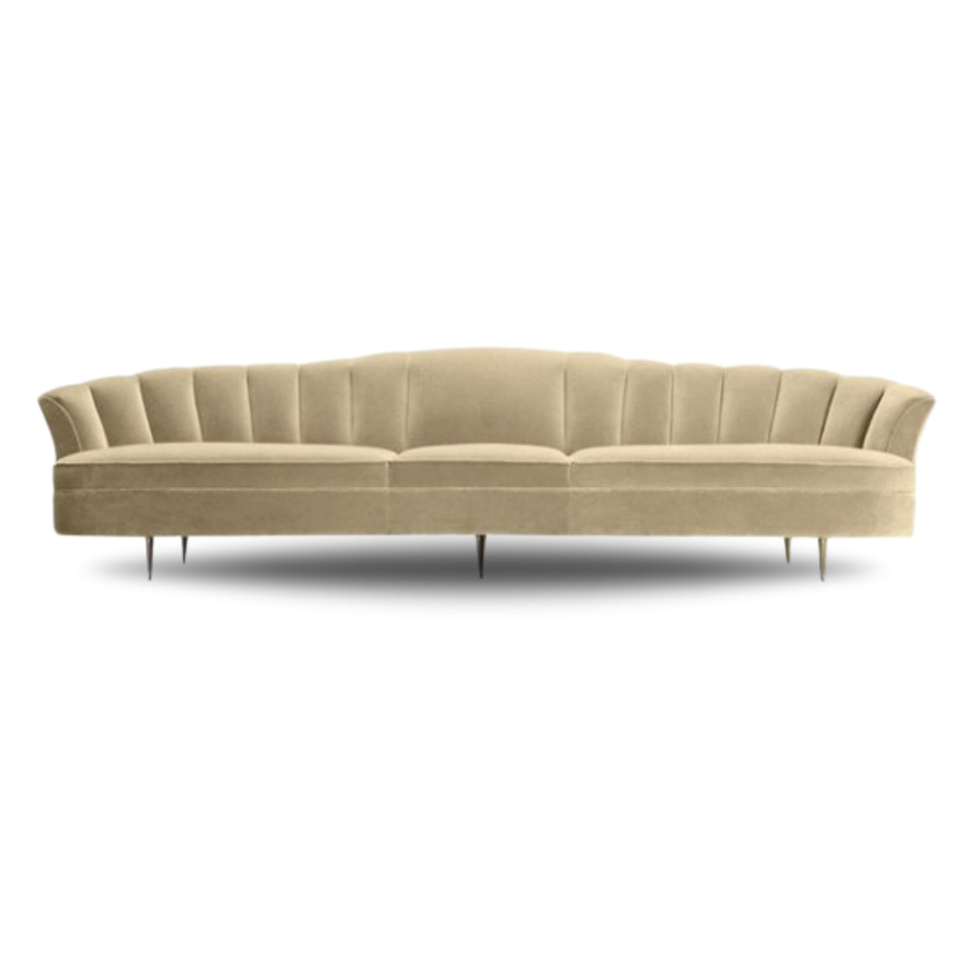 Italian Bridal Sofa Beige | Bridal Sofa | Event Rentals Dubai