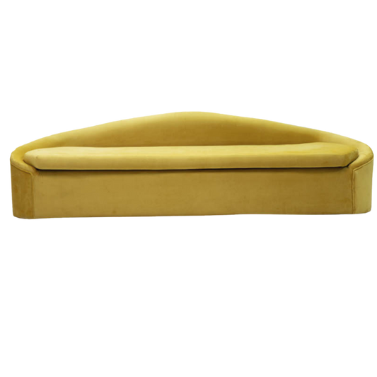 CHUBBY BRIDAL SOFA YELLOW VELVET