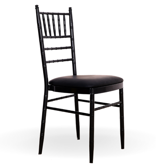 Black Chivari Dining Chair | Event Rentals Dubai