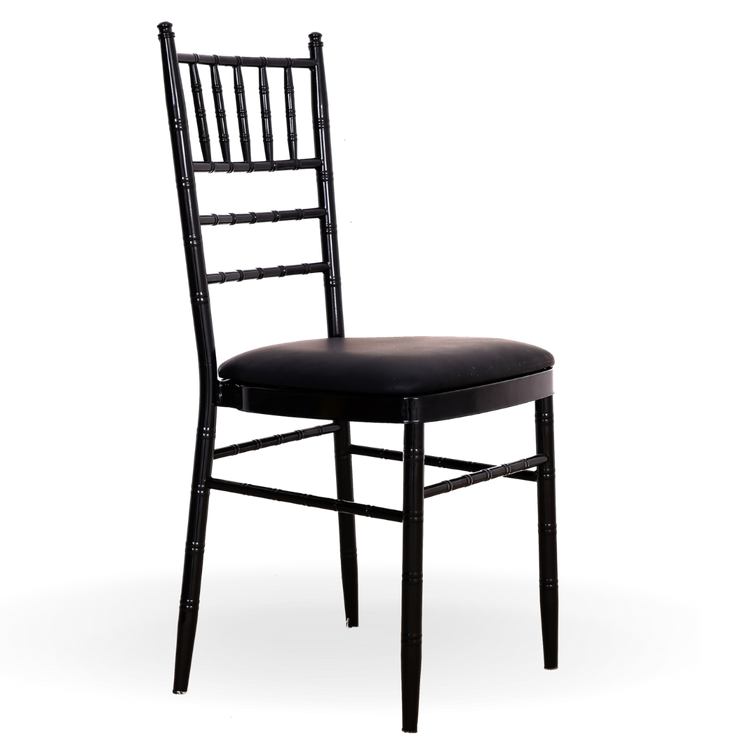 Black Chivari Dining Chair | Event Rentals Dubai