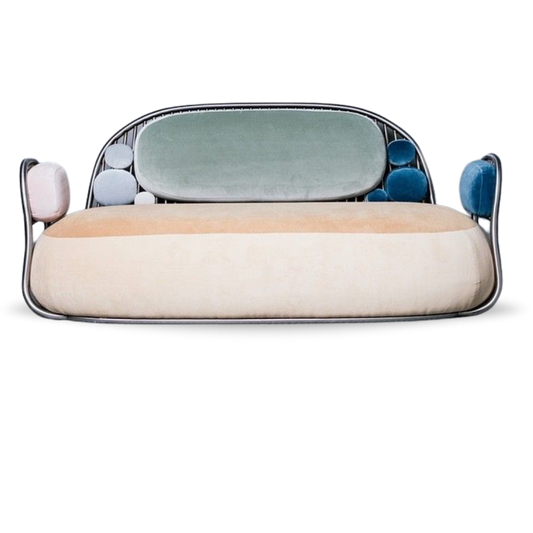 CIRCE BRIDAL SOFA MODERN DESIGN 3 COLORS VELVET