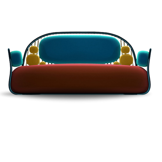CIRCE BRIDAL SOFA MODERN DESIGN 3 COLORS VELVET