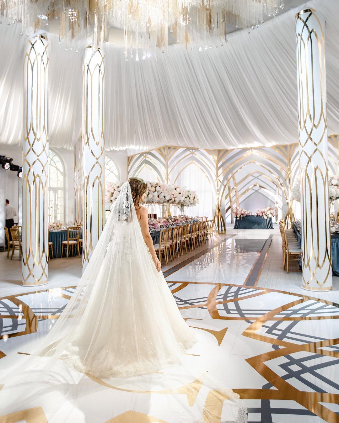 White Acrylic Dance Floor Round