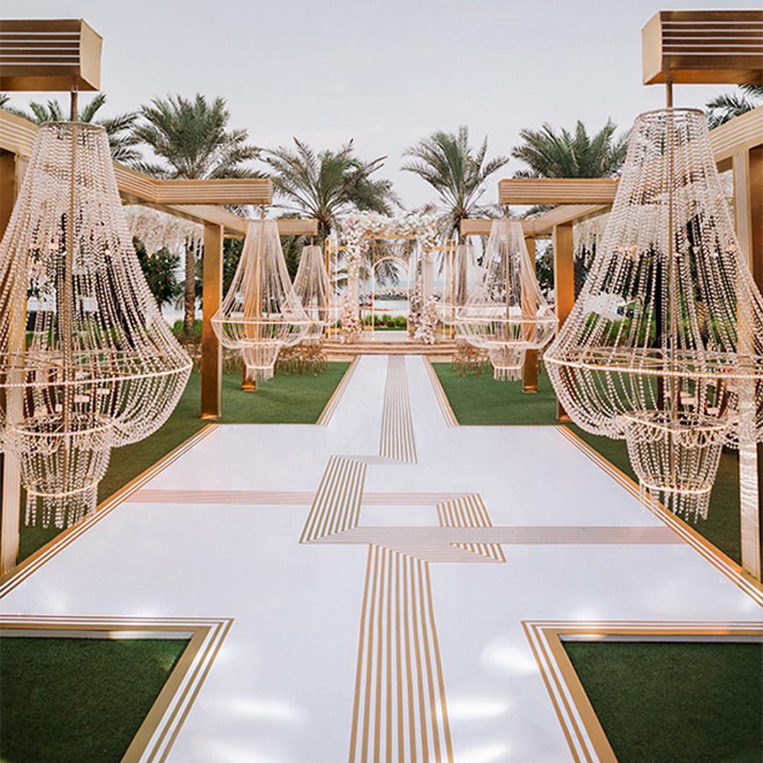 White Acrylic Dance Floor Square