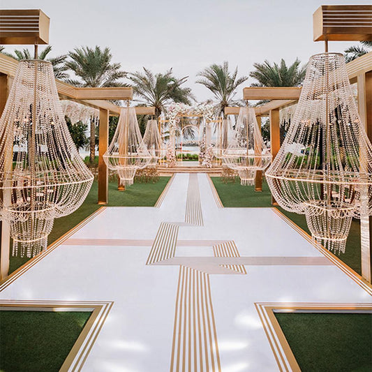 White Acrylic Dance Floor Square