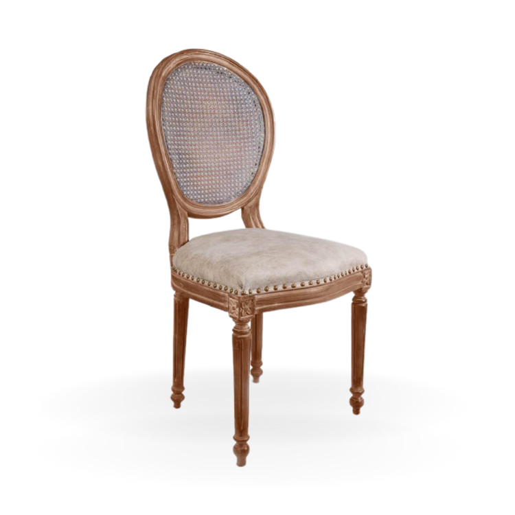 ERA DINING CHAIR WOODEN FRAME MESH BACK