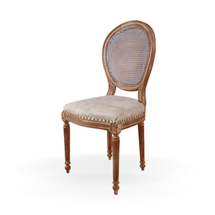 ERA DINING CHAIR WOODEN FRAME MESH BACK