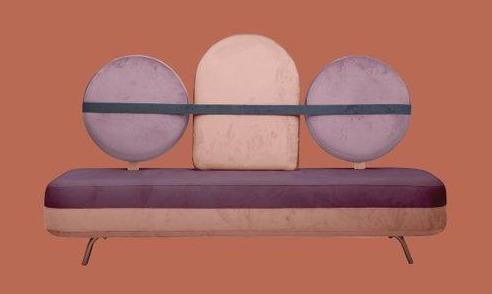 JIMI BRIDAL SOFA MODERN DESIGN 3COLORS VELVET