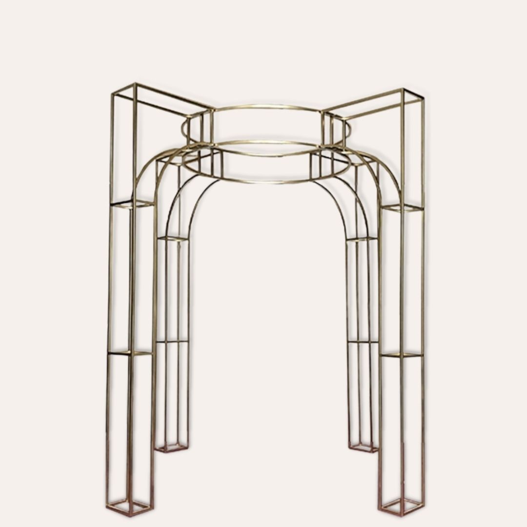 BACKDROP GOLD STRUCTURE LEGO-4 GAZEBO 300CM x 250CM
