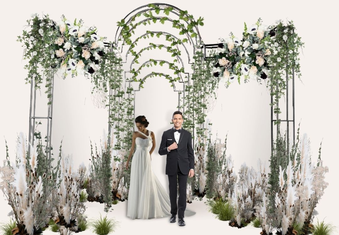 Backdrop Structure Allay Diego | Party Arch | Event Rentals Dubai 