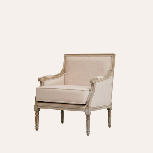 MIRAGE BRIDAL SINGLE SOFA DARK BEIGE