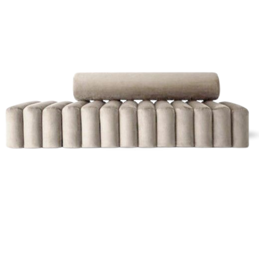 NEW MOON BRIDAL SOFA lIGHT BEIGE VELVET