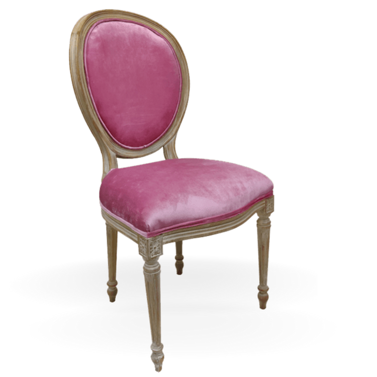 Dining Chairs for Rent | Pink Dior Dining  Chair | Event Rental Dubai