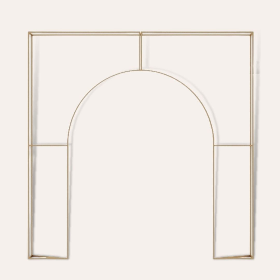 ROBERTO  LARGE CURVE METAL ARCH 350CM x 300CM