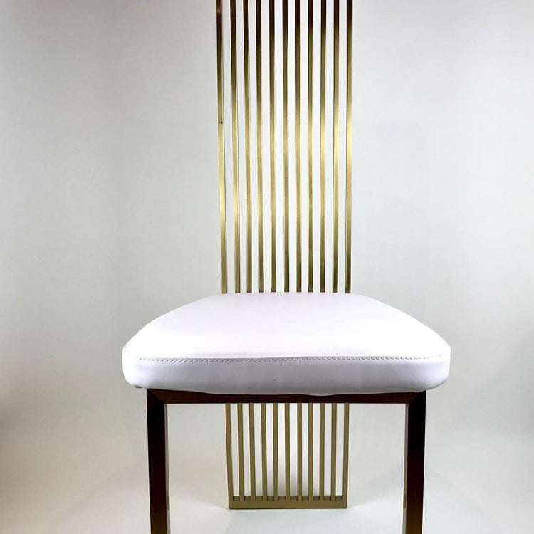 Rodeo Dining Chair Gold | Event Rentals Dubai | Furniture for Rent