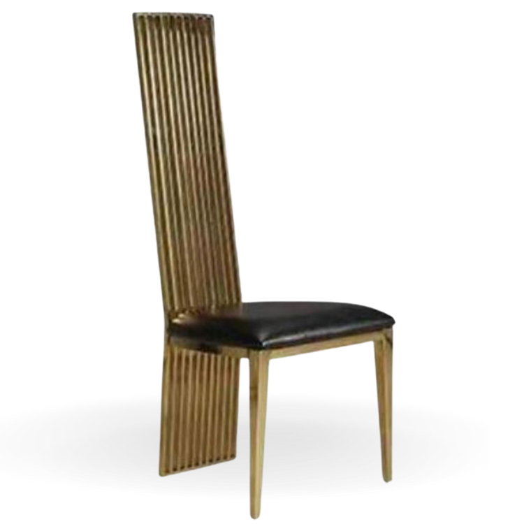 Rodeo Dining Chair Gold | Event Rentals Dubai | Furniture for Rent