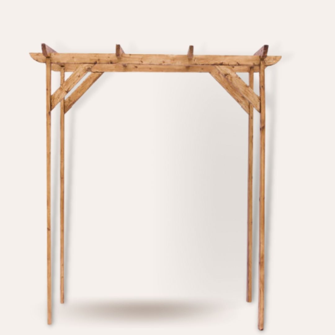 SAND COLOR WOODEN STRUCTURE VILLAGE 300CM x 250CM